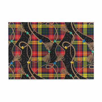 Dewar Scottish Tartan Twisted Ropes Stylized House Flag 48*72 inch (120*180 cm) - Tartan Vibes Clothing