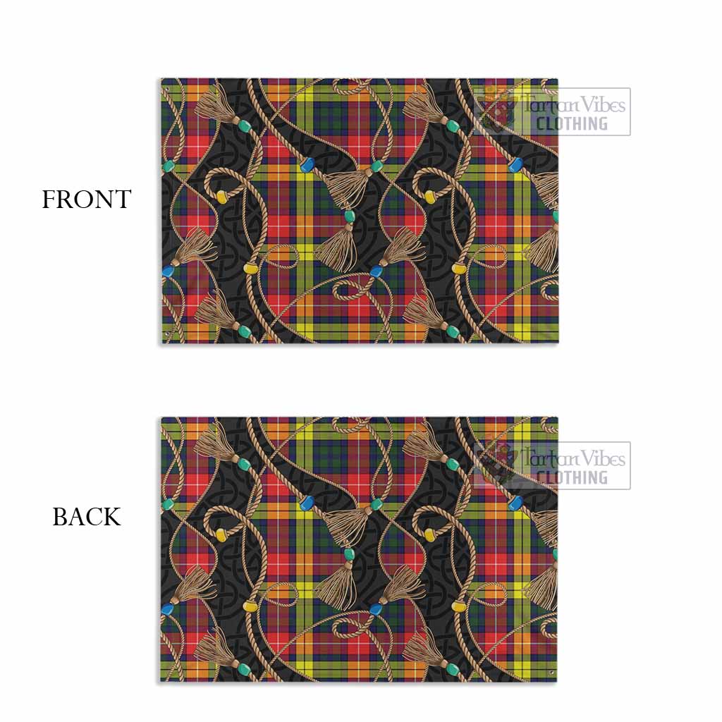 Dewar Scottish Tartan Twisted Ropes Stylized House Flag - Tartan Vibes Clothing