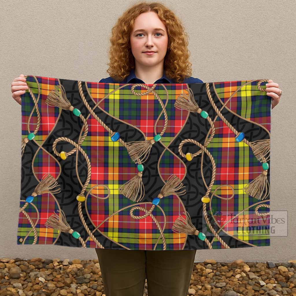 Dewar Scottish Tartan Twisted Ropes Stylized House Flag - Tartan Vibes Clothing