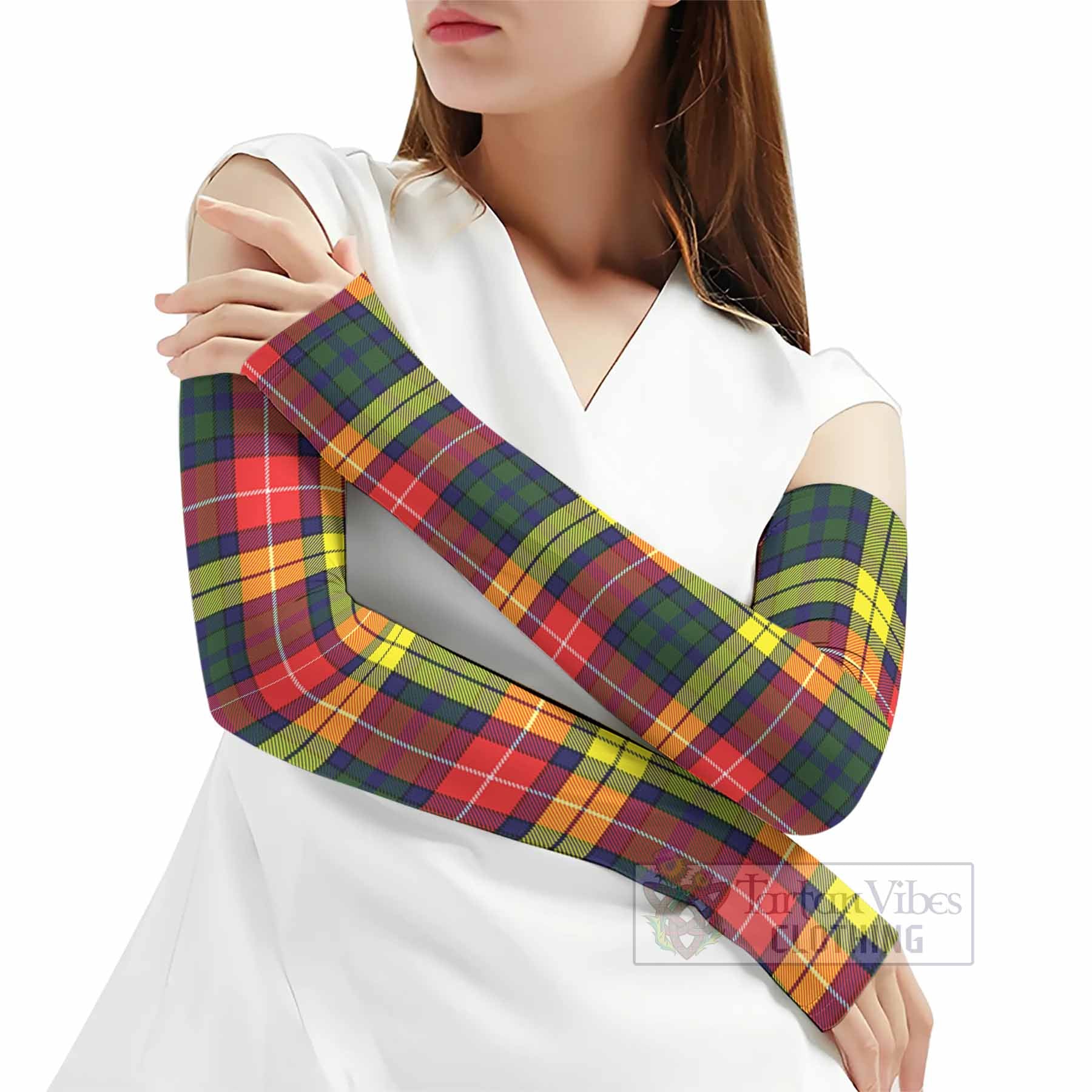 Dewar Tartan Arm Sleeves - Tartan Vibes Clothing