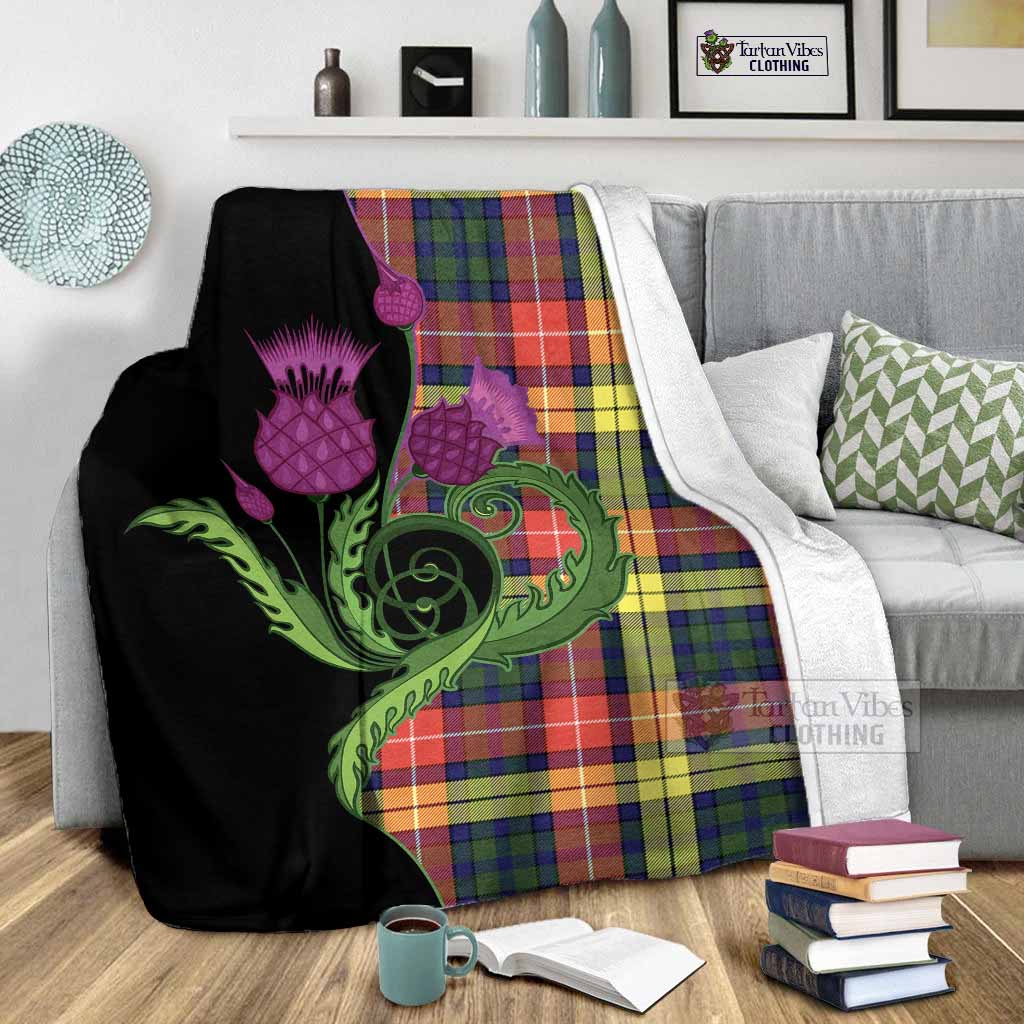 Dewar Tartan Blanket Traditional Scottish Thistle - Tartan Vibes Clothing