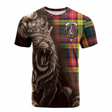 Dewar Tartan Cotton T-shirt Roaring Lion Heritage