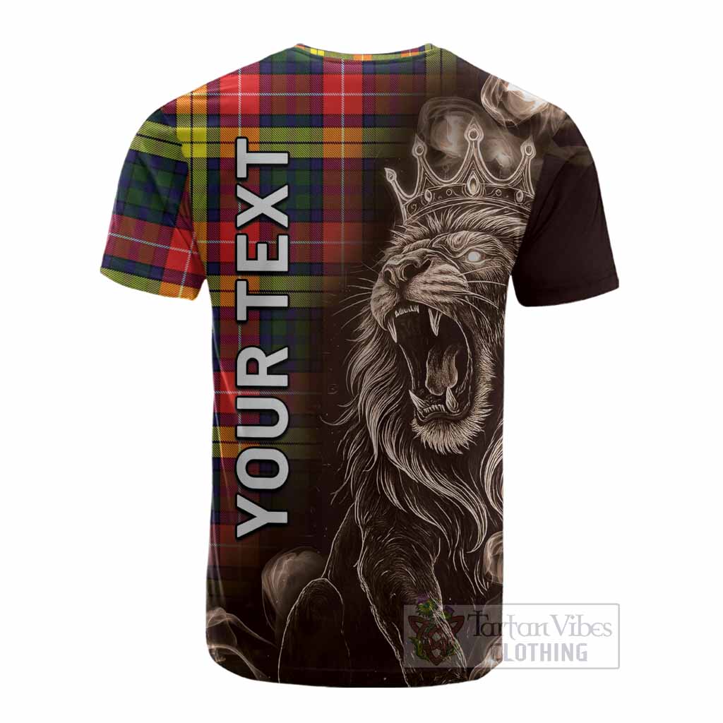Dewar Tartan Cotton T-shirt Roaring Lion Heritage