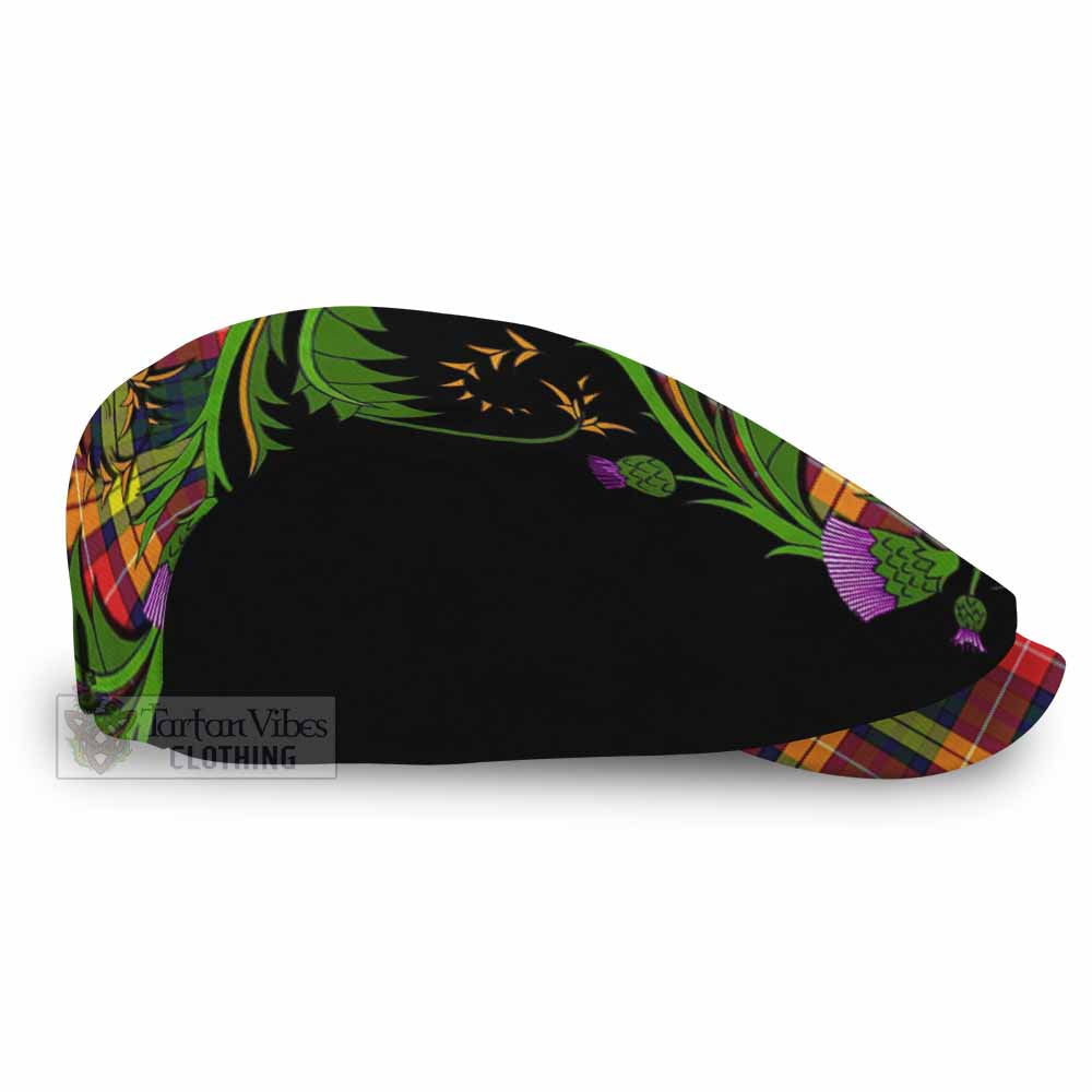 Dewar Tartan Flat Cap, Jeff Cap Scottish Thistle Pride Heritage Art - Tartan Vibes Clothing