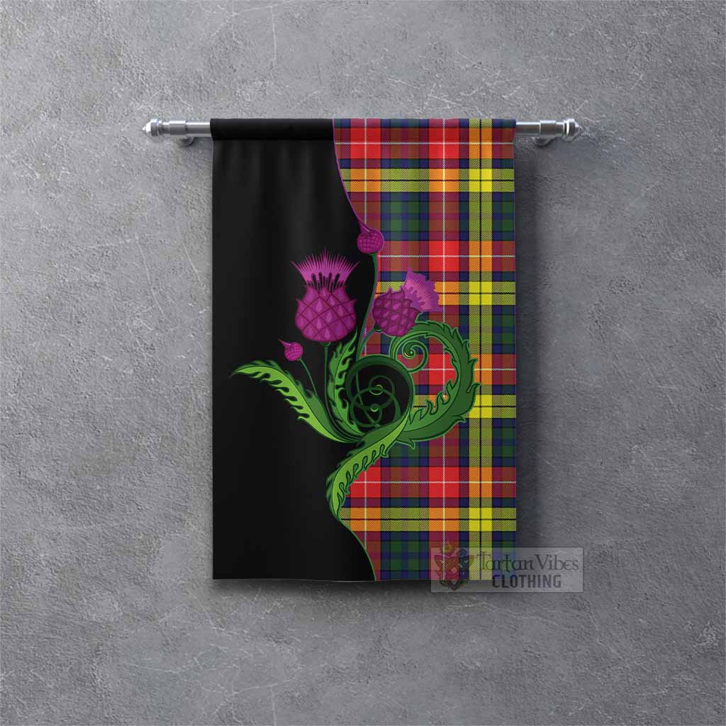 Dewar Tartan Gonfalon Traditional Scottish Thistle Rectangle - Tartan Vibes Clothing