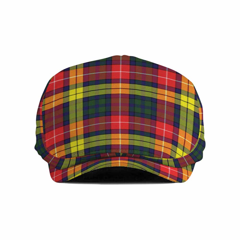 Dewar Tartan Jeff Cap, Tartan Flat Cap