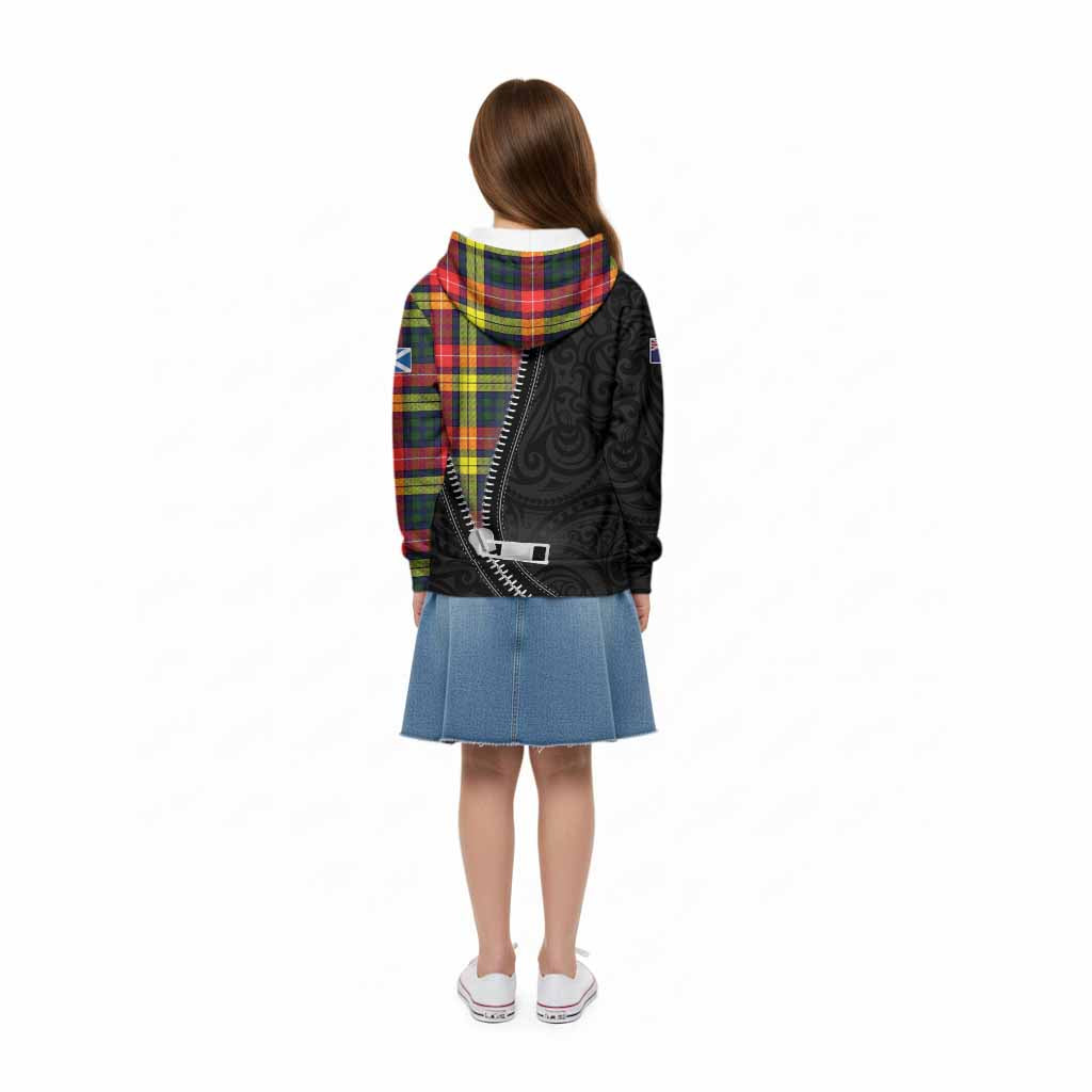 Dewar Tartan Kid Hoodie New Zealand Pattern Unique Zipper Stylized