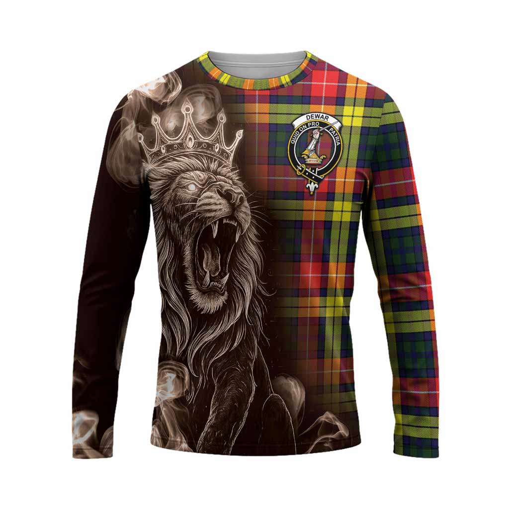 Dewar Tartan Long Sleeve T-Shirt Roaring Lion Heritage