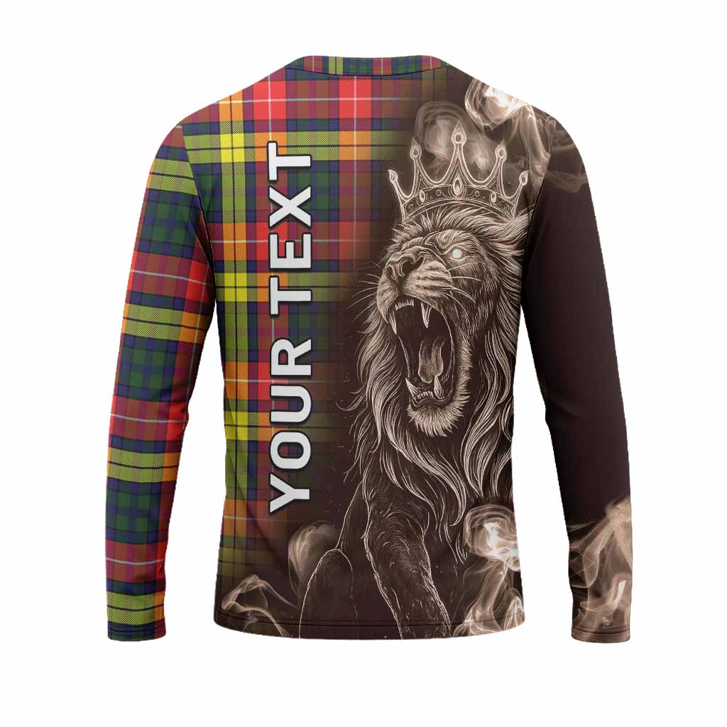Dewar Tartan Long Sleeve T-Shirt Roaring Lion Heritage