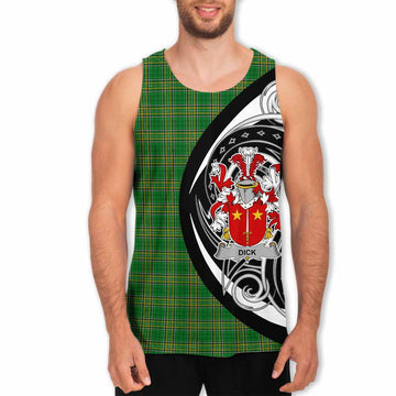 Tartan Vibes Clothing Dick Irish Clan Men's Tank Top Celtic Circle Style