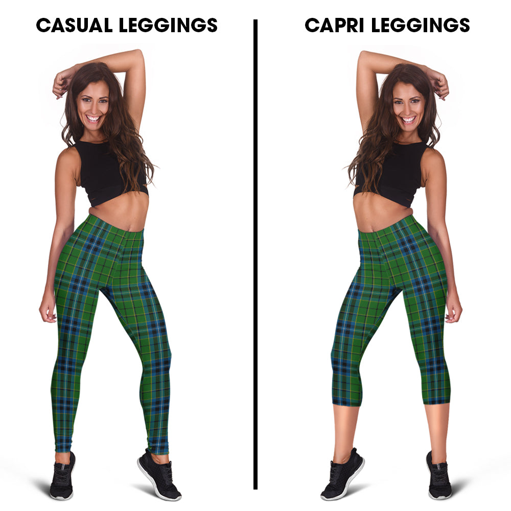 Dick Tartan Womens Leggings Capri Leggings - Tartan Vibes Clothing