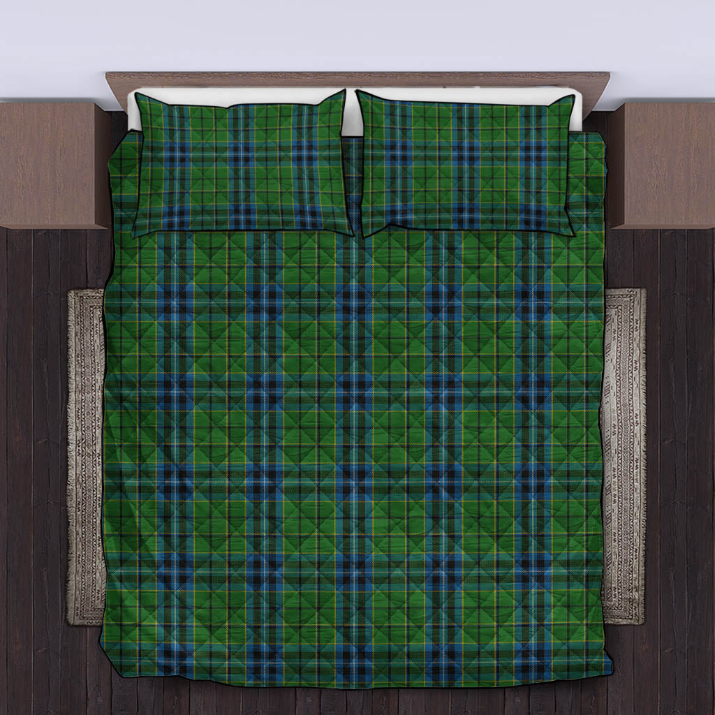 Dick Tartan Quilt Bed Set King - Tartan Vibes Clothing