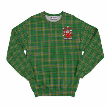Dick Irish Clan Tartan Sweatshirt with Coat of Arms Unisex - Tartan Vibes Clothing