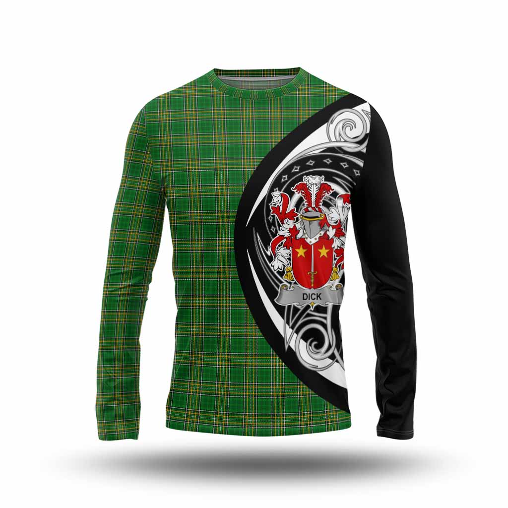 Dick Irish Clan Long Sleeve T-Shirt Celtic Circle Style Unisex - Tartan Vibes Clothing