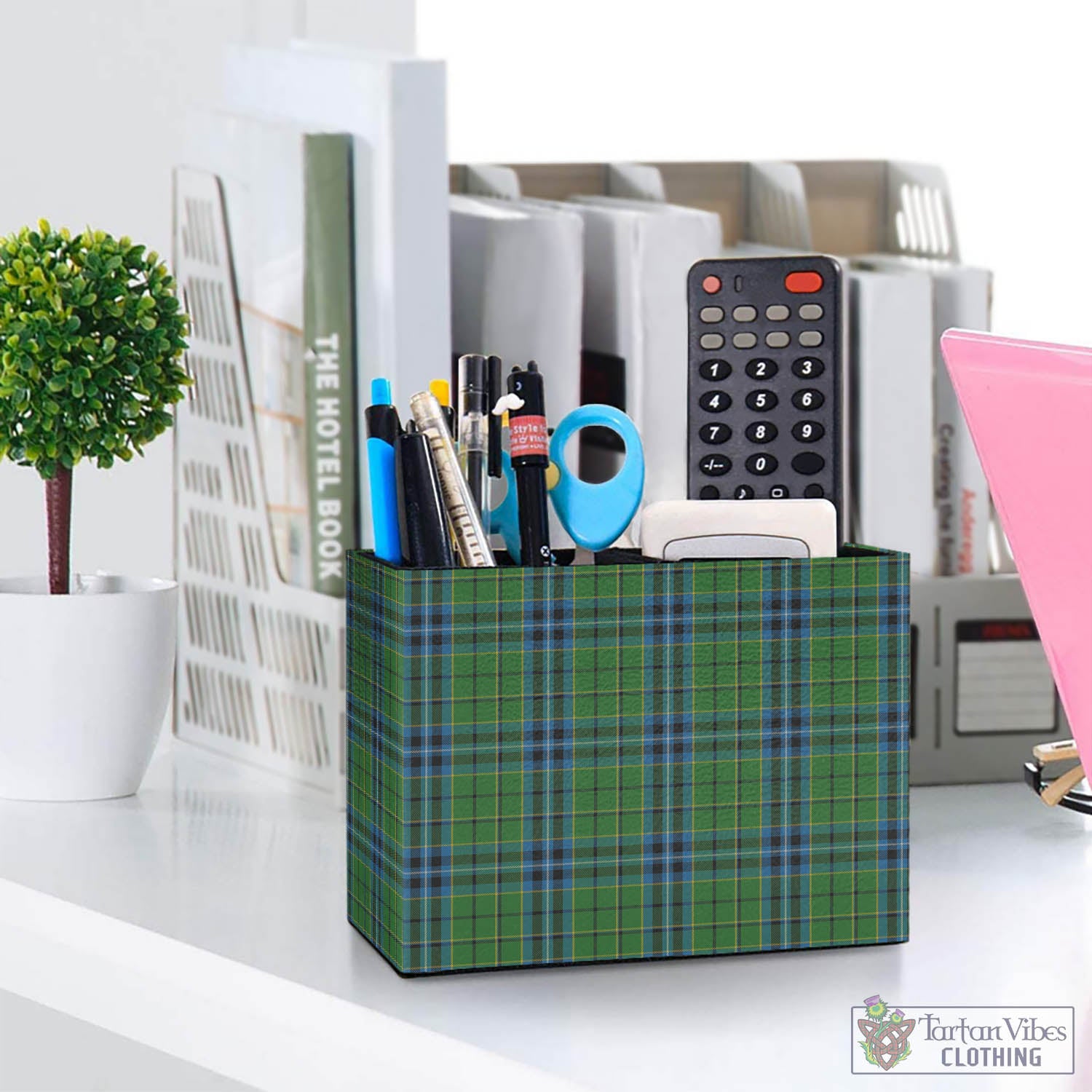 Dick Tartan Pen Holder One Size 5.9"(L)*2.7"(W)*4.3"(H) - Tartan Vibes Clothing