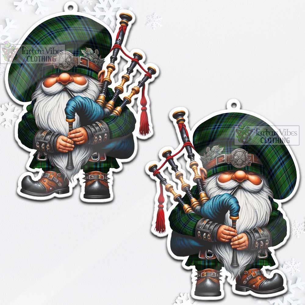 Dick Tartan Bagpiper Gnome Christmas Ornament - Tartan Vibes Clothing