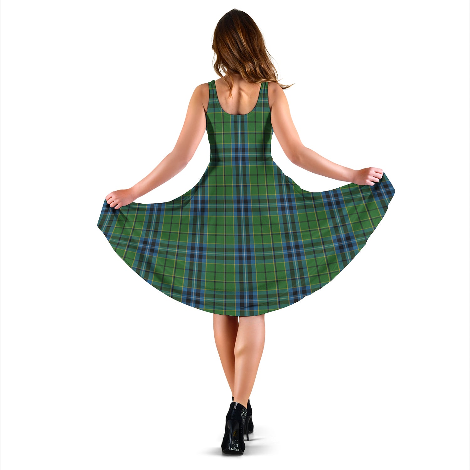 Dick Tartan Sleeveless Midi Womens Dress - Tartan Vibes Clothing