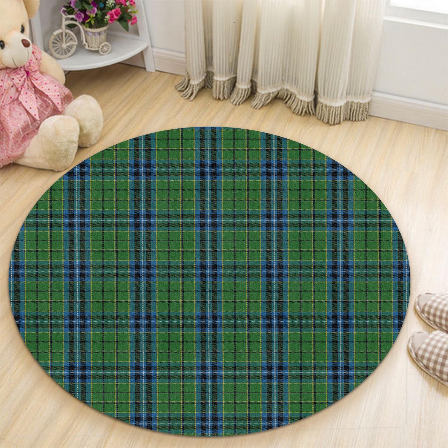 Dick Tartan Round Rug - Tartan Vibes Clothing