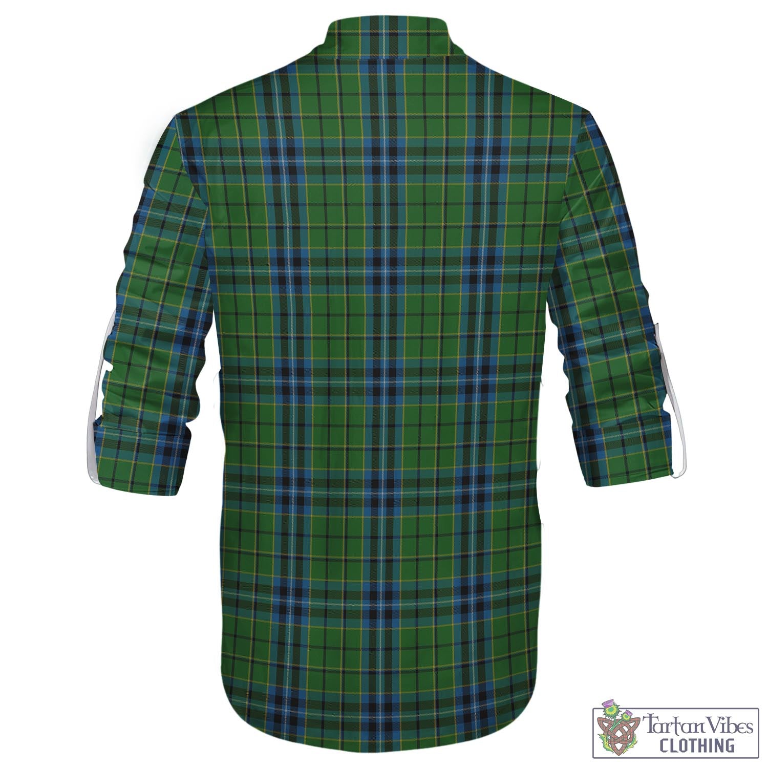 Dick Tartan Men's Scottish Traditional Jacobite Ghillie Kilt Shirt - Tartan Vibes Clothing