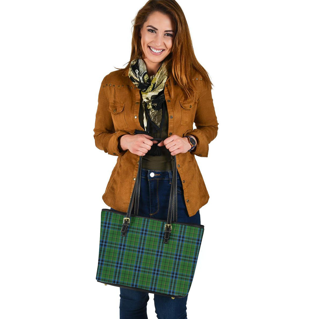 Dick Tartan Leather Tote Bag - Tartan Vibes Clothing