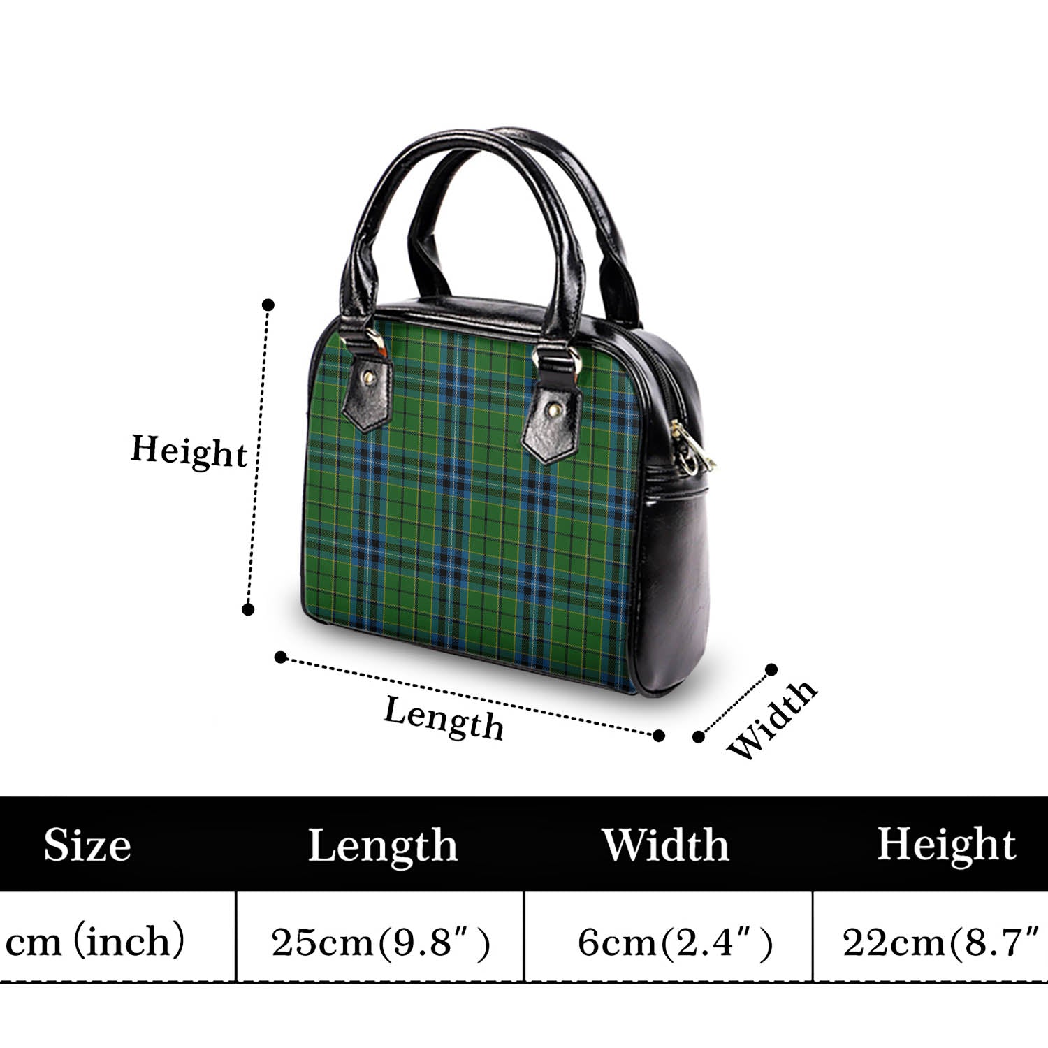 Dick Tartan Shoulder Handbags - Tartan Vibes Clothing