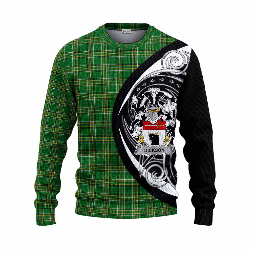 Tartan Vibes Clothing Dickson Irish Clan Knitted Sweater Celtic Circle Style