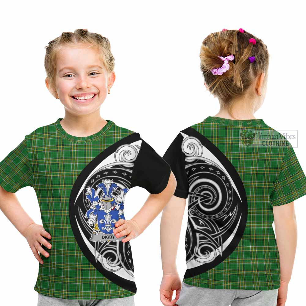 Digby Irish Clan Kid T-Shirt Celtic Circle Style - Tartan Vibes Clothing