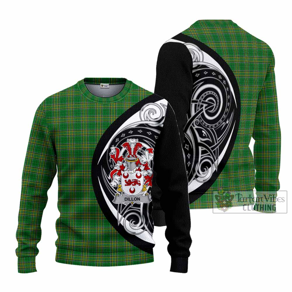 Tartan Vibes Clothing Dillon Irish Clan Knitted Sweater Celtic Circle Style