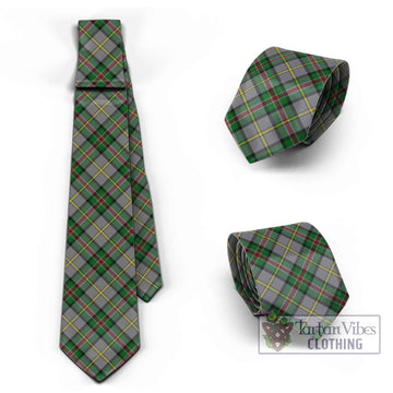 Tartan Vibes Clothing Dinwiddie Tartan Classic Necktie Cross Style