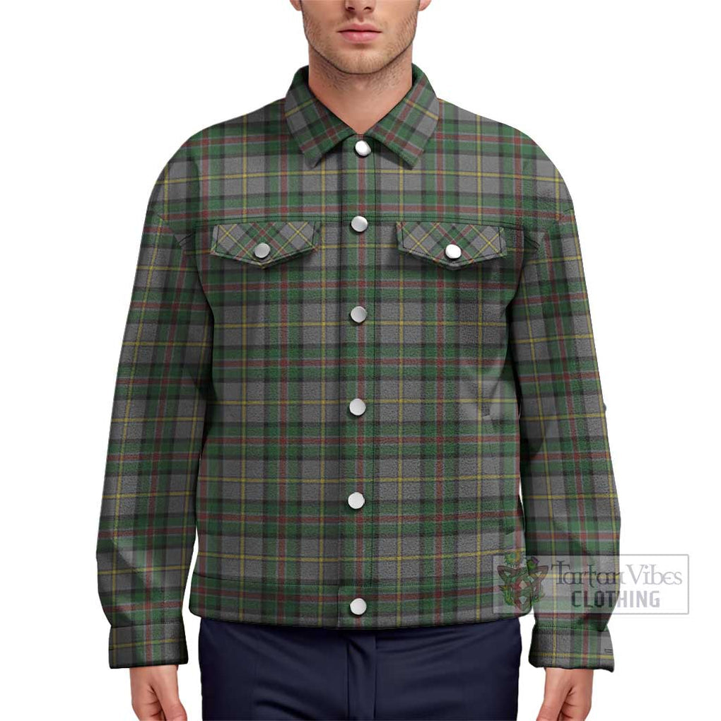 Dinwiddie Tartan Unisex Lapel Cotton Jacket Unisex - Tartan Vibes Clothing