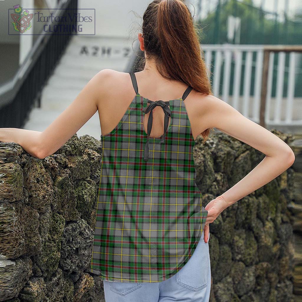 Tartan Vibes Clothing Dinwiddie Tartan Loose Halter Neck Camisole