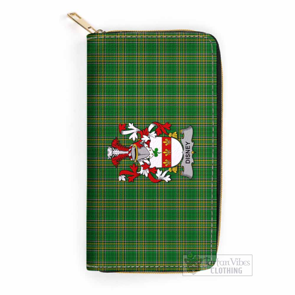 Tartan Vibes Clothing Disney Irish Clan Tartan Women's Leather Wallet with Coat of Arms