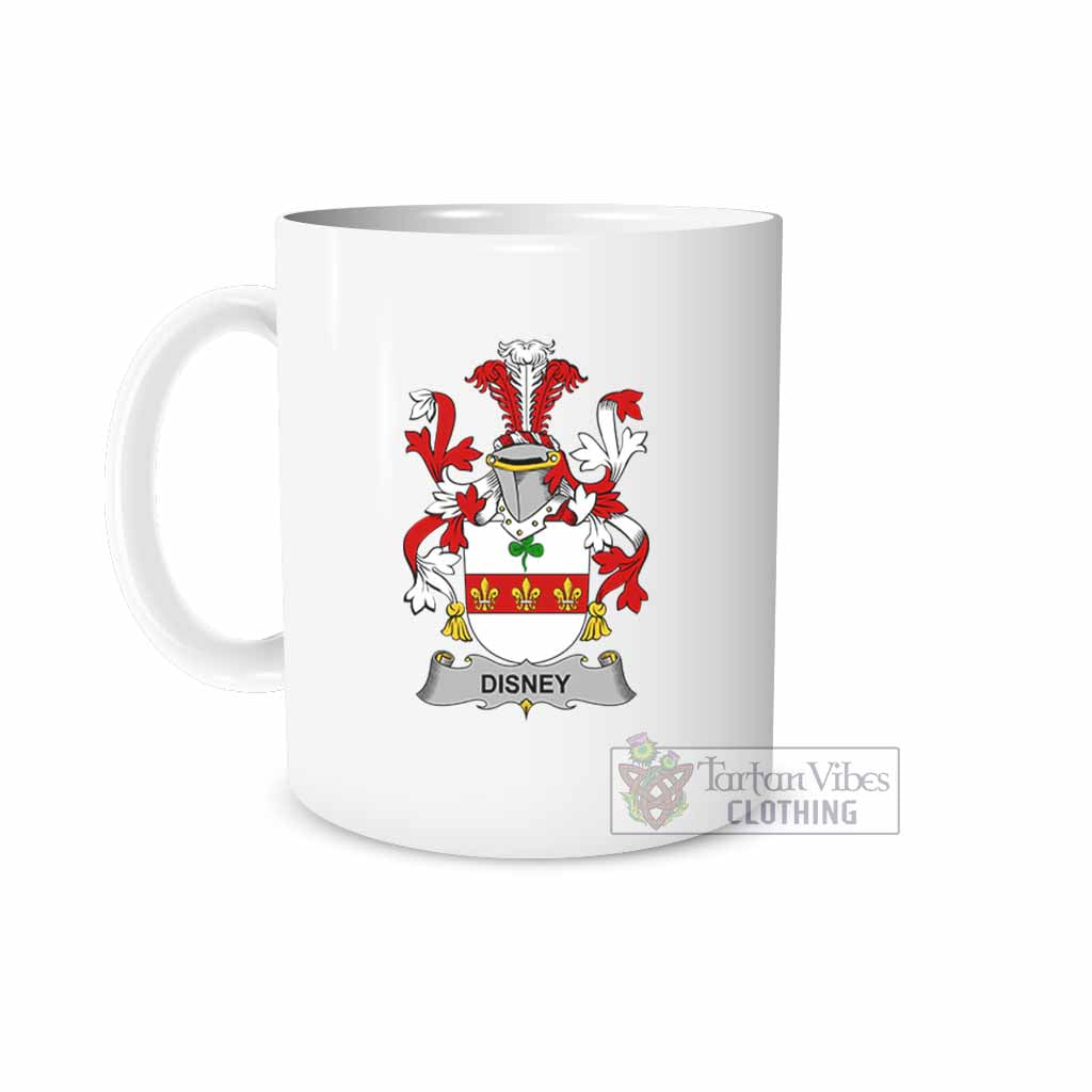 Disney Irish Clan Coat of Arms Ceramic Mug White - 2D-tartanvibesclothing