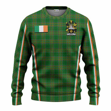 Dixon Irish Clan Coat of Arm Tartan Knitted Sweater Flag Style