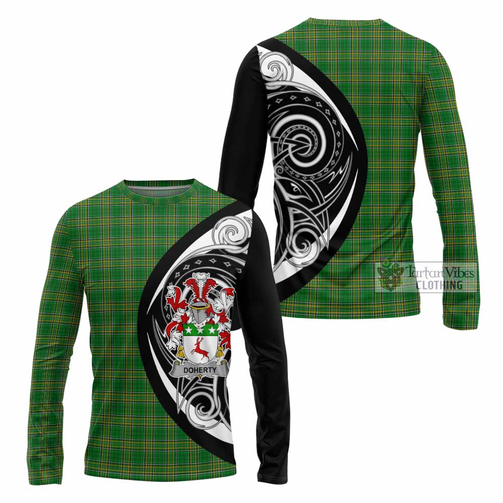 Doherty Irish Clan Long Sleeve T-Shirt Celtic Circle Style - Tartan Vibes Clothing