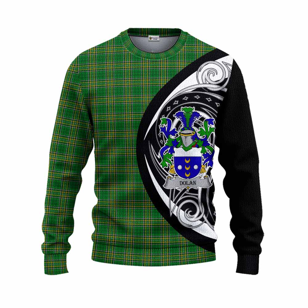 Tartan Vibes Clothing Dolan Irish Clan Knitted Sweater Celtic Circle Style