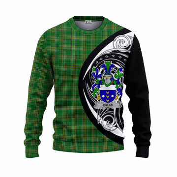 Tartan Vibes Clothing Dolan Irish Clan Knitted Sweater Celtic Circle Style