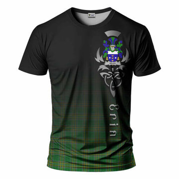 Tartan Vibes Clothing Dolan Irish Clan T-Shirt with Coat of Arms Erin Go Bragh Celtic Inspired