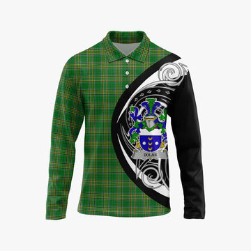 Dolan Irish Clan Long Sleeve Polo Shirt Celtic Circle Style Unisex - Tartan Vibes Clothing