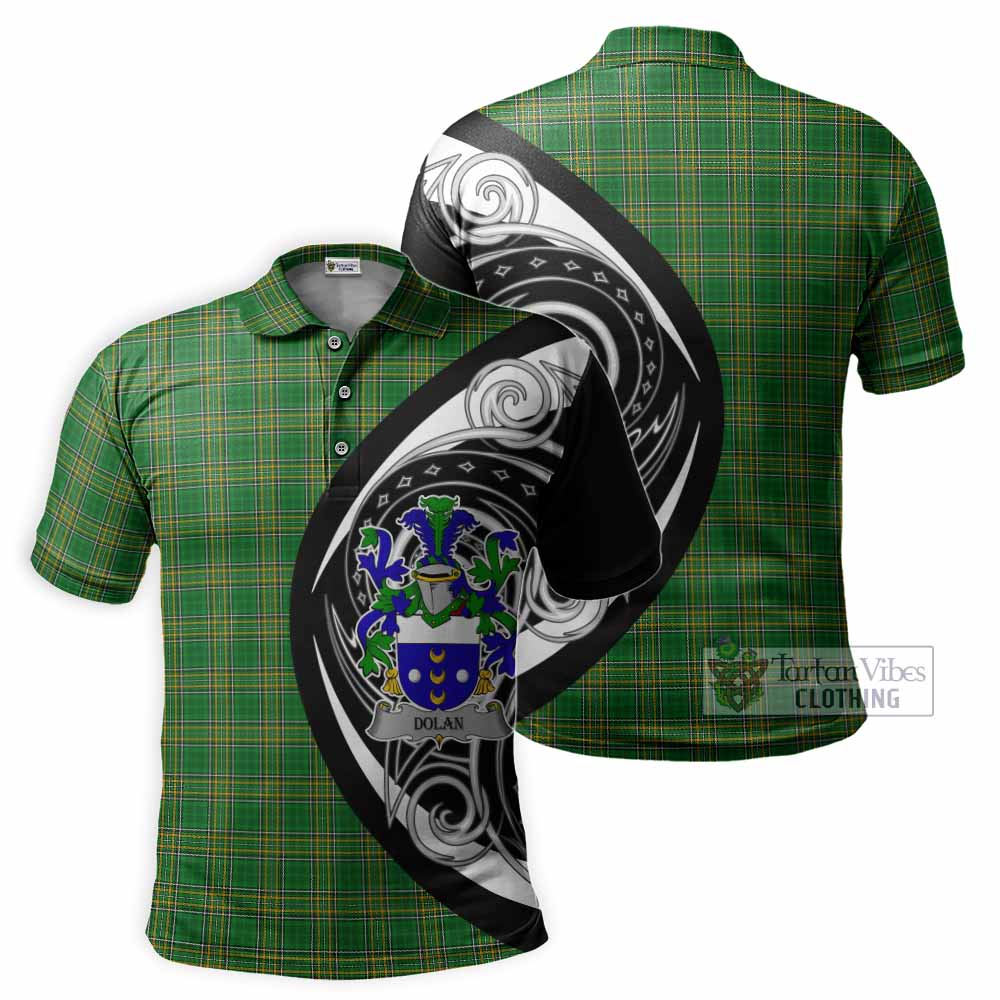 Dolan Irish Clan Polo Shirt Celtic Circle Style - Tartan Vibes Clothing