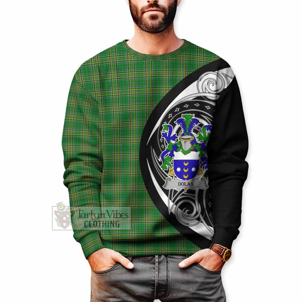 Dolan Irish Clan Sweatshirt Celtic Circle Style - Tartan Vibes Clothing