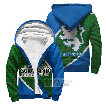 Don Family Crest Tartan Sherpa Hoodie Celebrate Saint Andrew's Day in Style Unisex S - Tartan Vibes Clothing