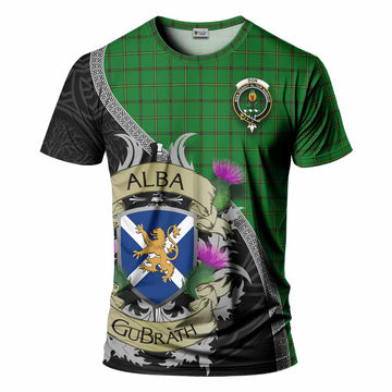 Don Tartan Family Crest T-Shirt Lion Rampant Royal Thistle Shield Celtic Inspired Kid's Shirt - Tartan Vibes Clothing