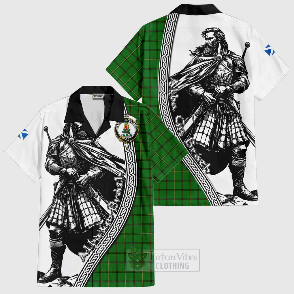 Don Tartan Clan Crest Hawaiian Shirt with Highlander Warrior Celtic Style Kid - Tartan Vibes Clothing