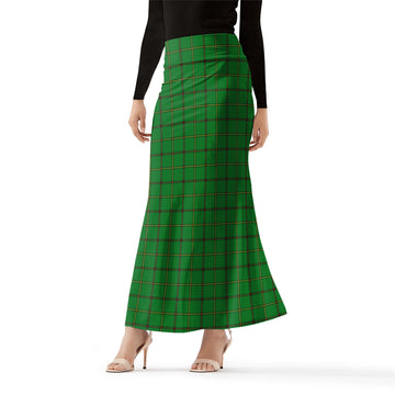 Don Tartan Womens Full Length Skirt