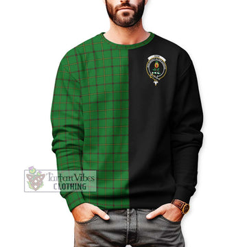 Don Tartan Sweatshirt with Family Crest and Half Of Me Style Unisex - Tartan Vibes Clothing