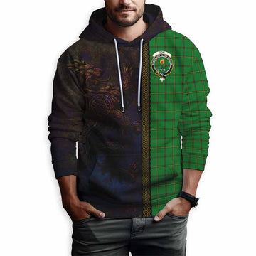 Don Tartan Family Crest Hoodie Alba Gu Brath Be Brave Lion Ancient Style Pullover Hoodie - Tartan Vibes Clothing