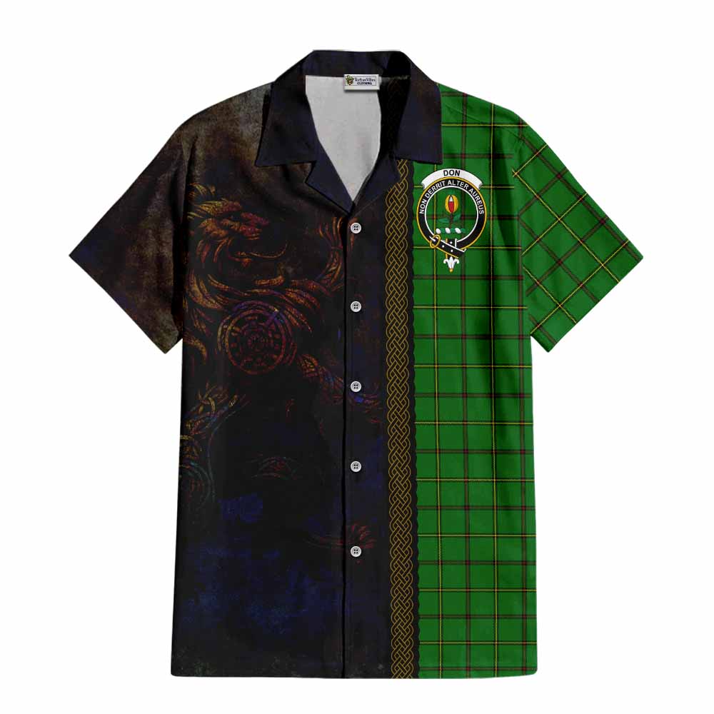 Don Tartan Family Crest Hawaiian Shirt Alba Gu Brath Be Brave Lion Ancient Style Kid - Tartan Vibes Clothing