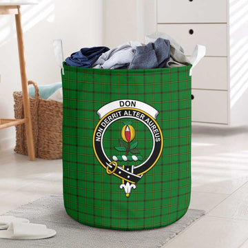Don Tartan Laundry Basket with Family Crest One Size - Tartan Vibes Clothing