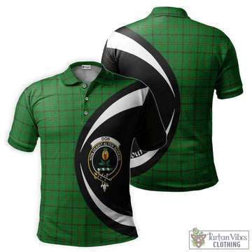 Don Tartan Men's Polo Shirt with Family Crest Circle Style Kid - Tartan Vibes Clothing